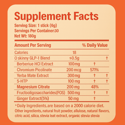 O'Skinny GLP-1 Drink Mix