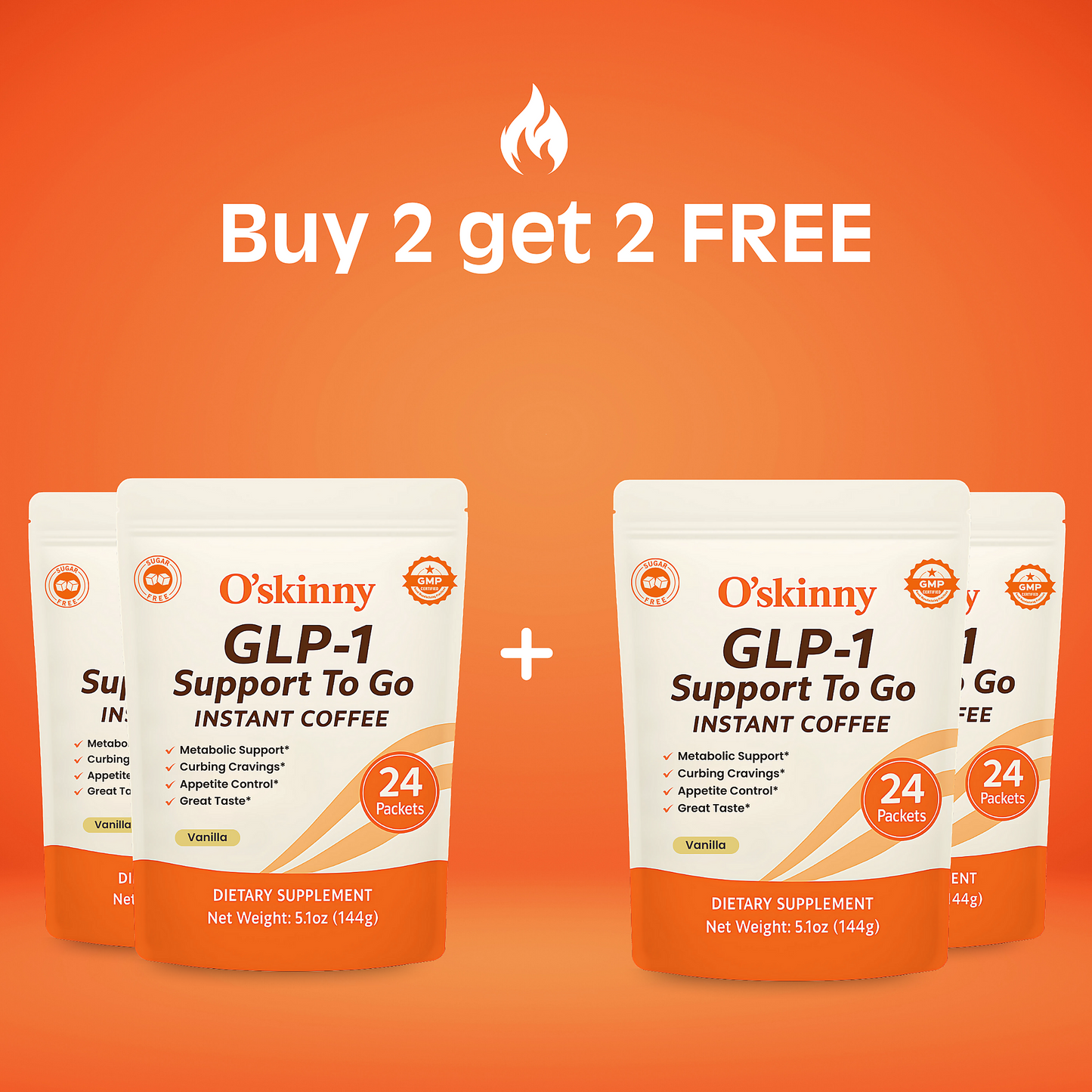 O'Skinny GLP-1 Instant Coffee