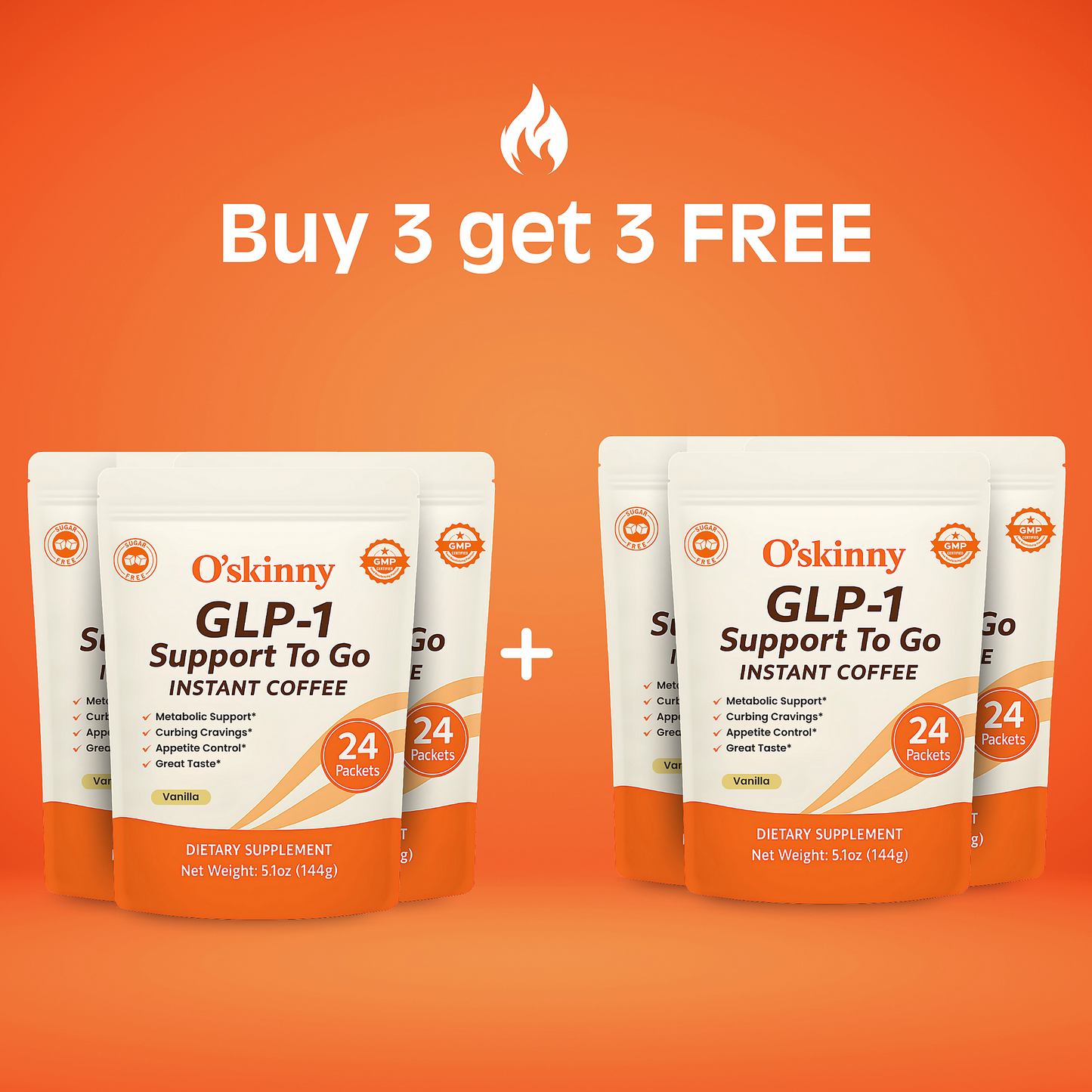 O'Skinny GLP-1 Instant Coffee